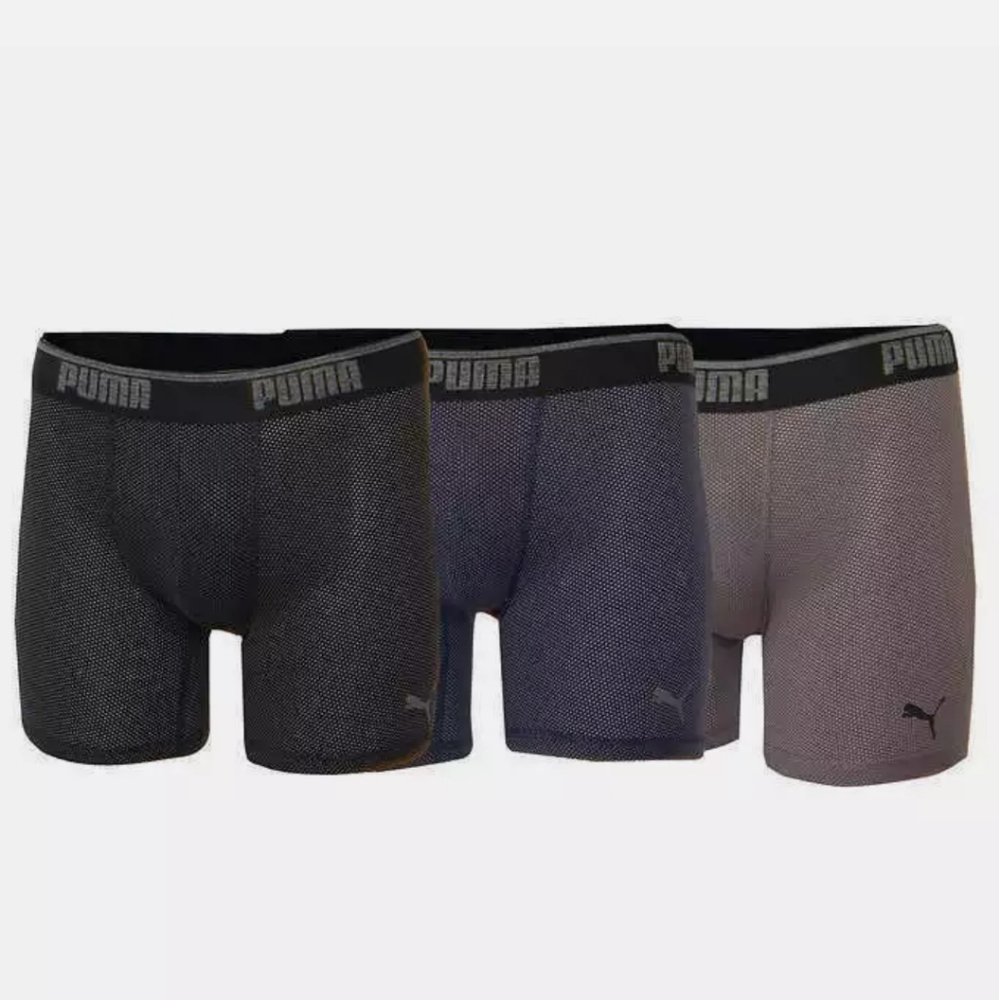 Puma Men's Size XL ~ Boxer Briefs ~ Mesh Technology ~ Moisture Wicking ~ Drycell